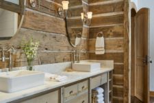 rustic bathroom