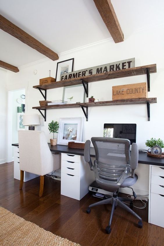 63 Awesome Rustic Home Office Designs DigsDigs
