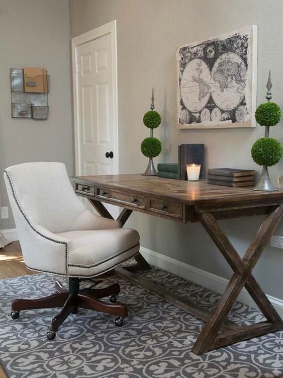 63 Awesome Rustic Home Office Designs DigsDigs