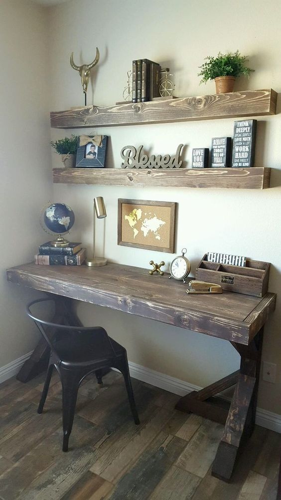rustic home office design ideas