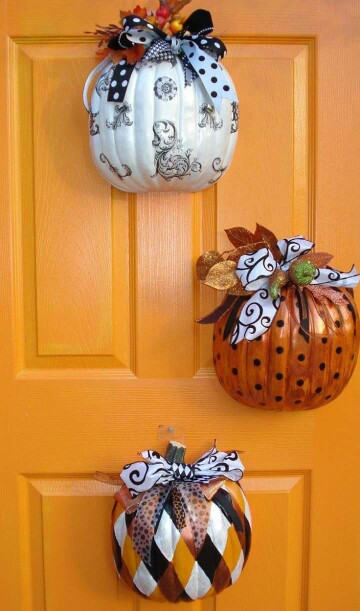 47 cute and inviting fall front door decor ideas