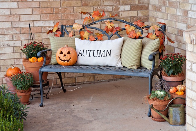 Throw some pillows with popular this season words.