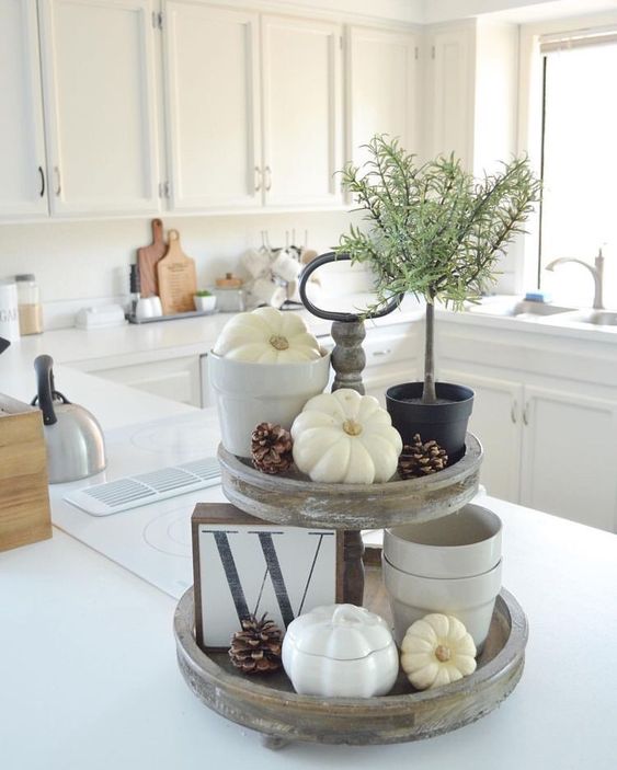 68 Cool Fall Kitchen Décor Ideas Digsdigs 68 Cool Fall Kitchen Décor Ideas Digsdigs, Centerpiece Kitchen Island Decor Ideas