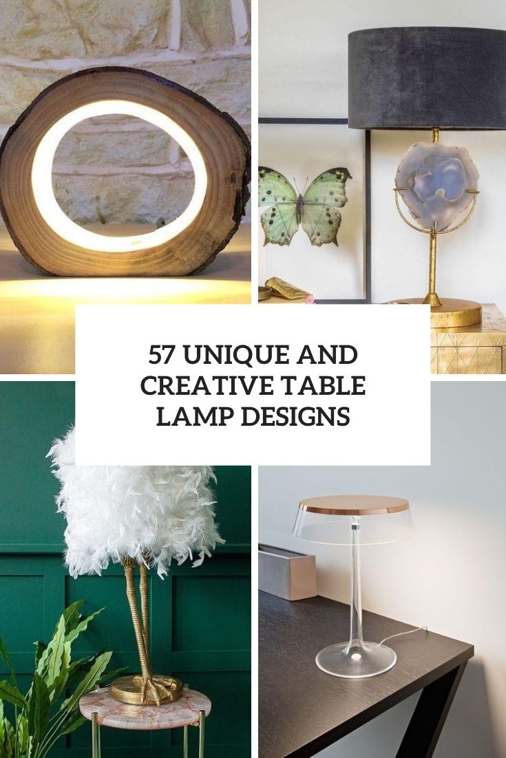 unique and creative table lamp designs cover