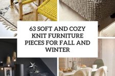 63 soft and cozy knit furniture pieces for fall and winter cover