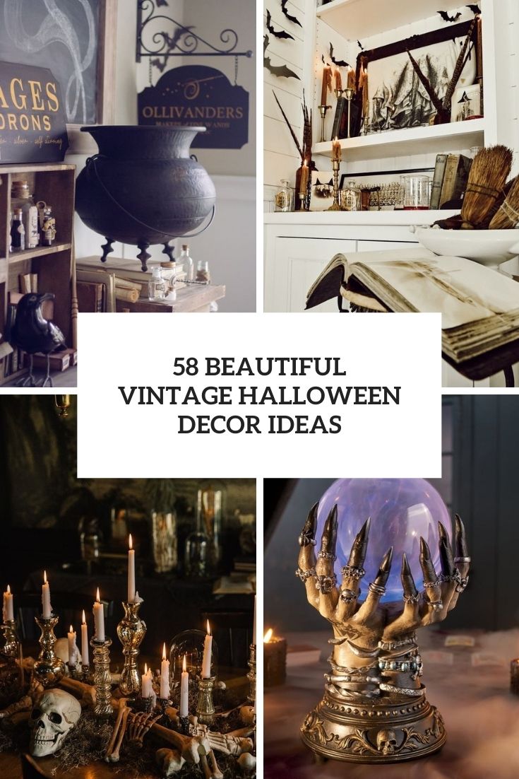 beautiful vintage halloween decor ideas cover