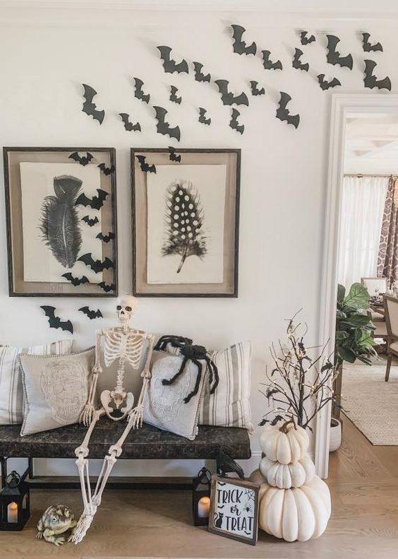 54 Cozy Rustic Halloween Decor Ideas - DigsDigs