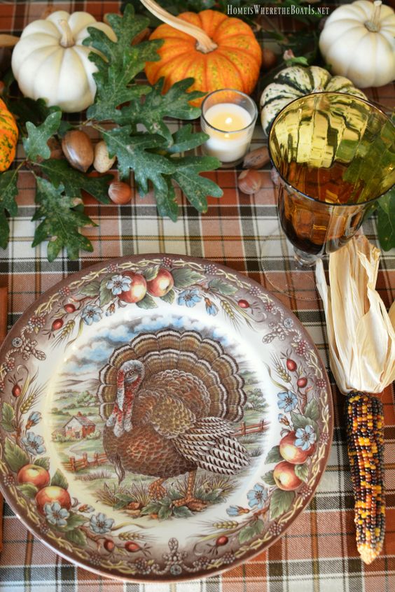 56 Vintage And Shabby Chic Thanksgiving Décor Ideas - DigsDigs