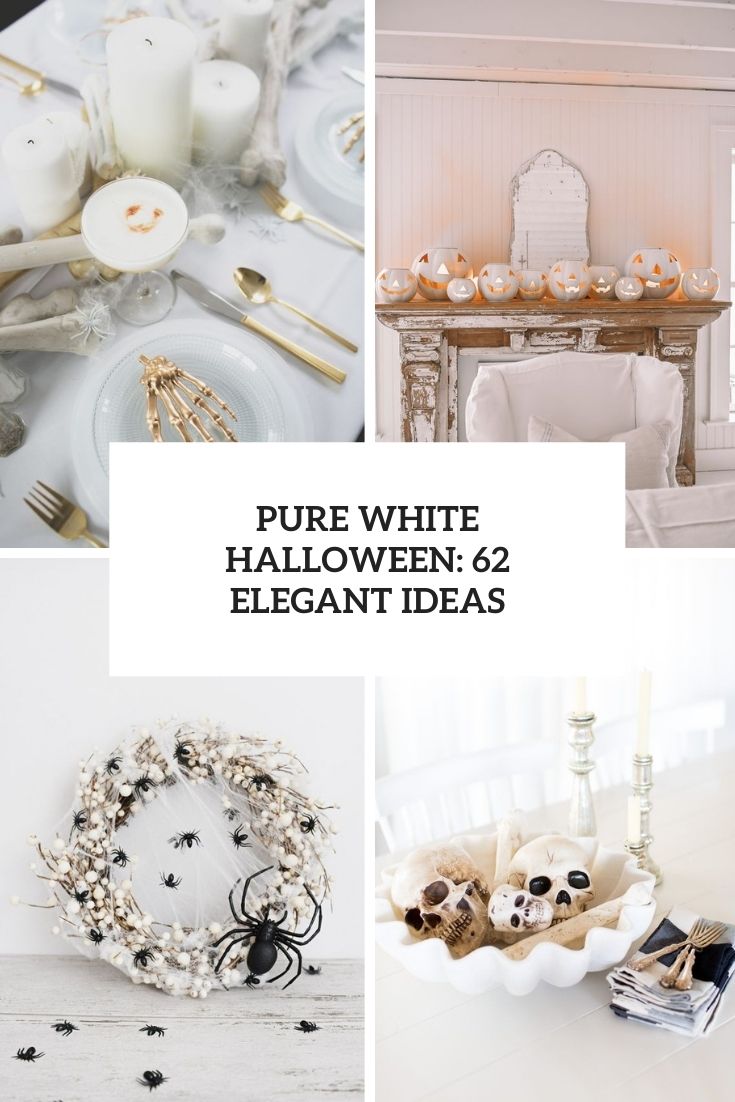 pure white halloween 62 elegant ideas cover