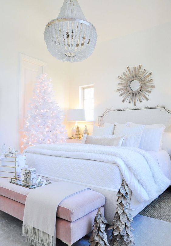 50 Adorable Christmas Bedroom Decor Ideas Digsdigs