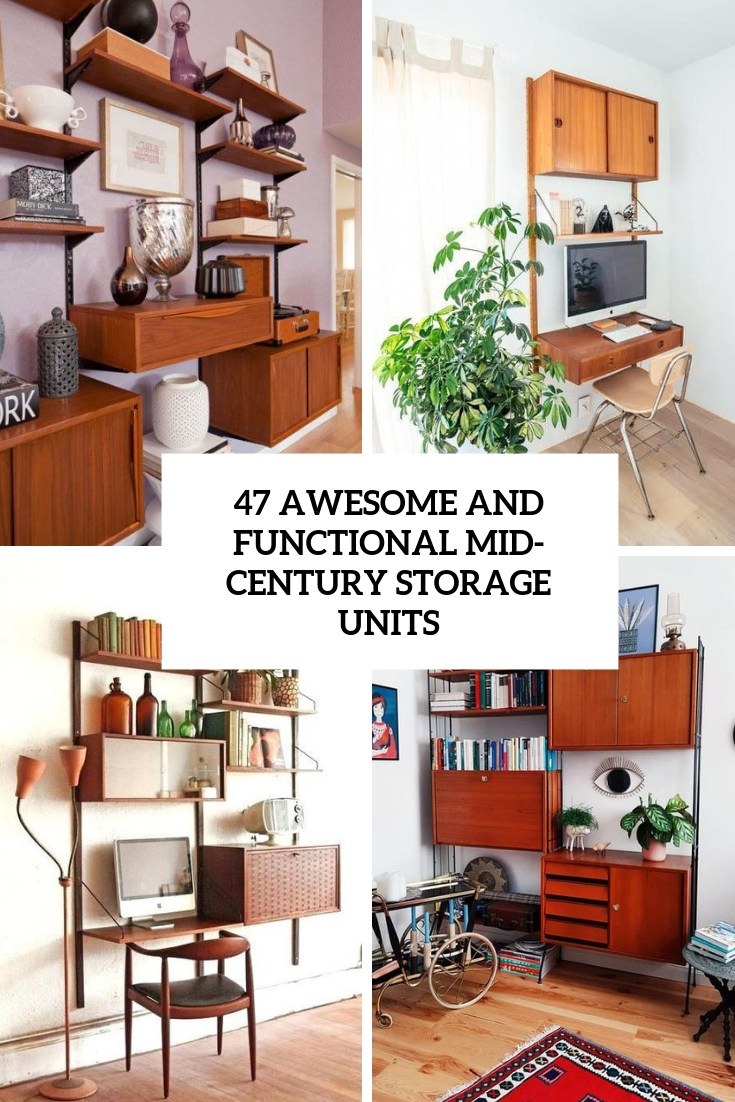 awesome and functional mid century storage units cover