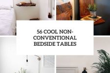 56 cool non-conventional bedside tables cover