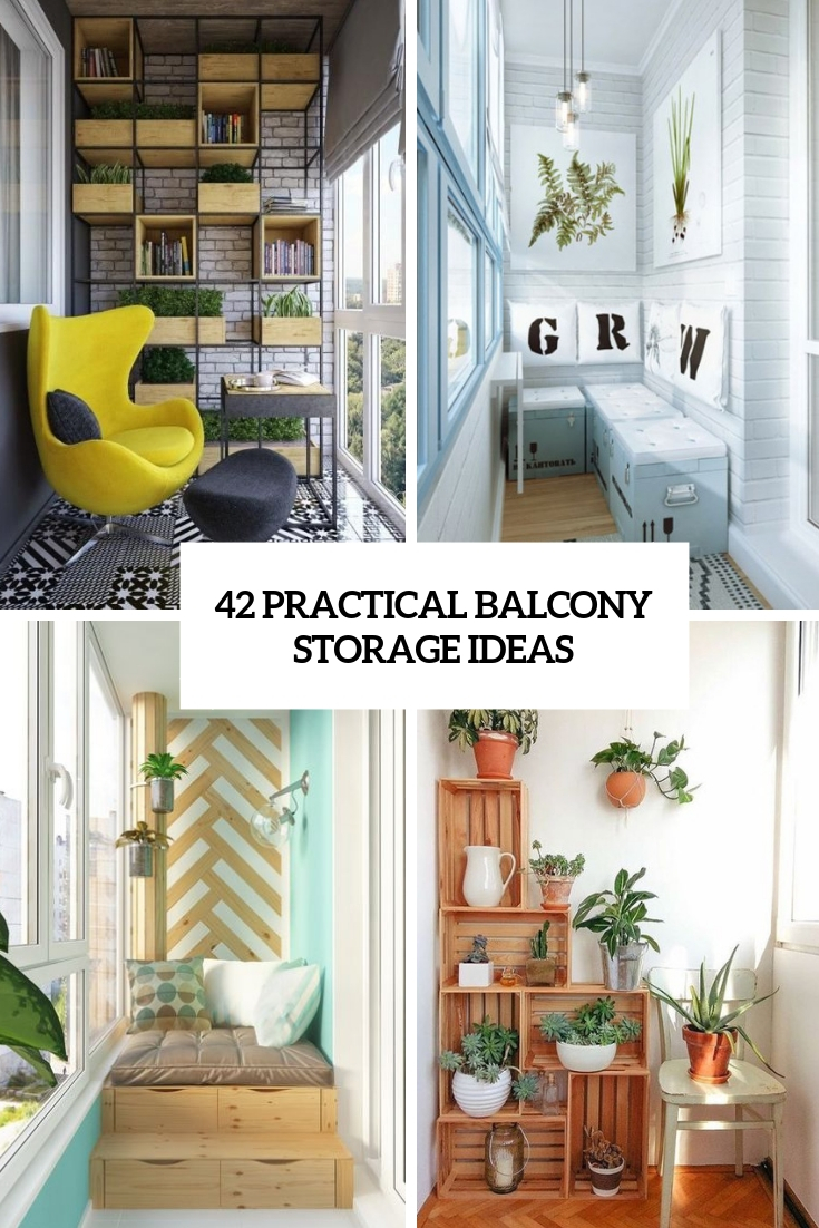 22 Practical Balcony Storage Ideas - DigsDigs 22 Practical Balcony Storage Ideas - DigsDigs