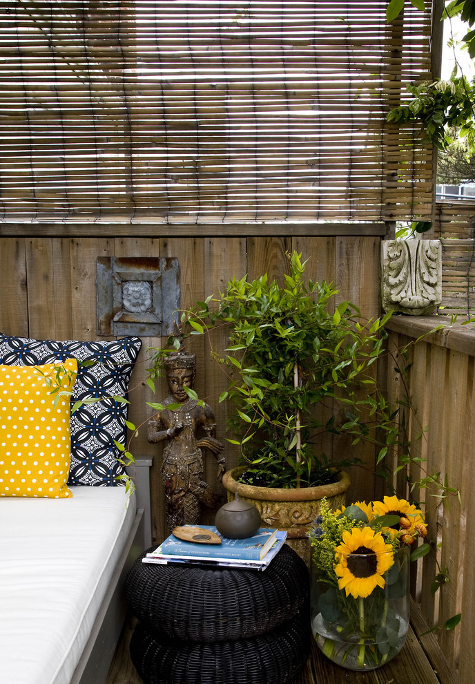 An outdoor day bed could even be placed on a tiny balcony. Just add some cute throw pillows and you'd get yourself a gorgeous place to relax. (Barbara Cannizzaro)