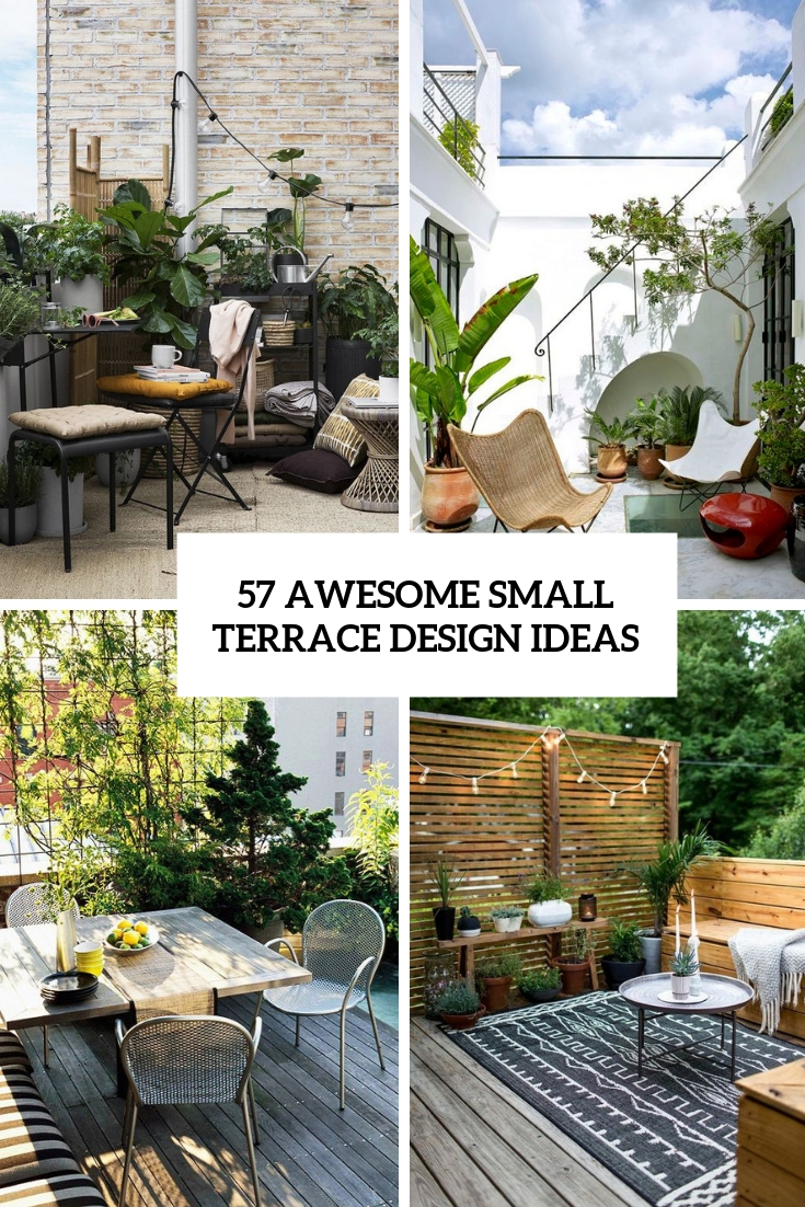 57 Awesome Small  Terrace  Design  Ideas DigsDigs