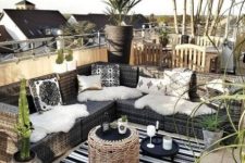 a lovely rooftop terrace design