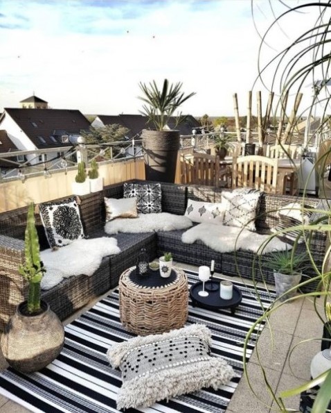 a lovely rooftop terrace design