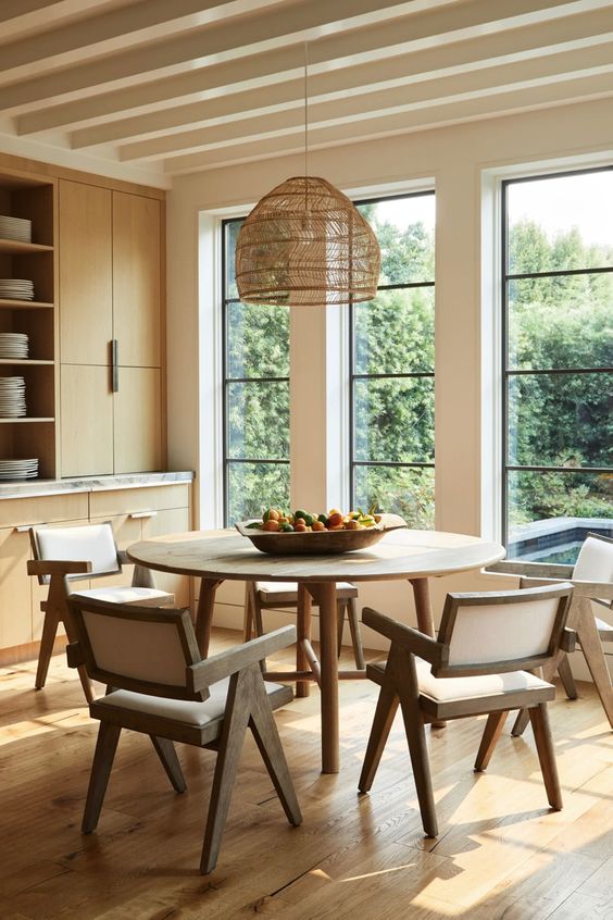 57 Beautiful Neutral Dining Room Designs DigsDigs