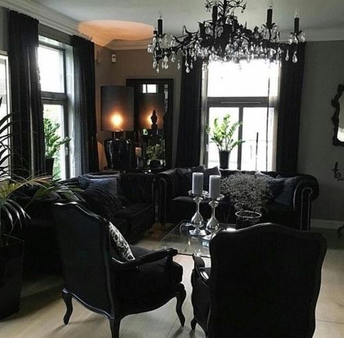 Gothic Living Room Set | Baci Living Room