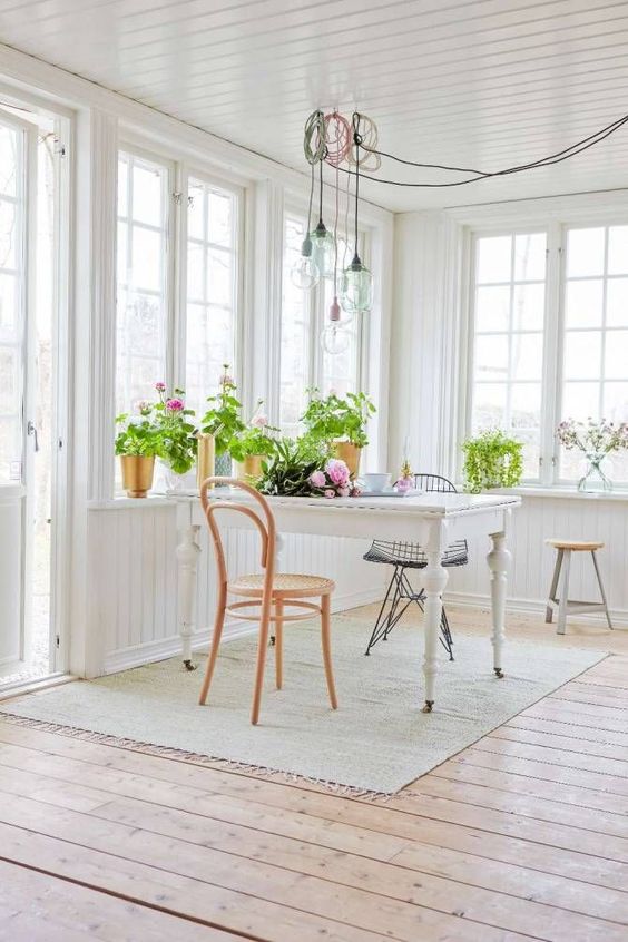 Picture of 54 Airy Scandinavian Sunroom Designs - DigsDigs