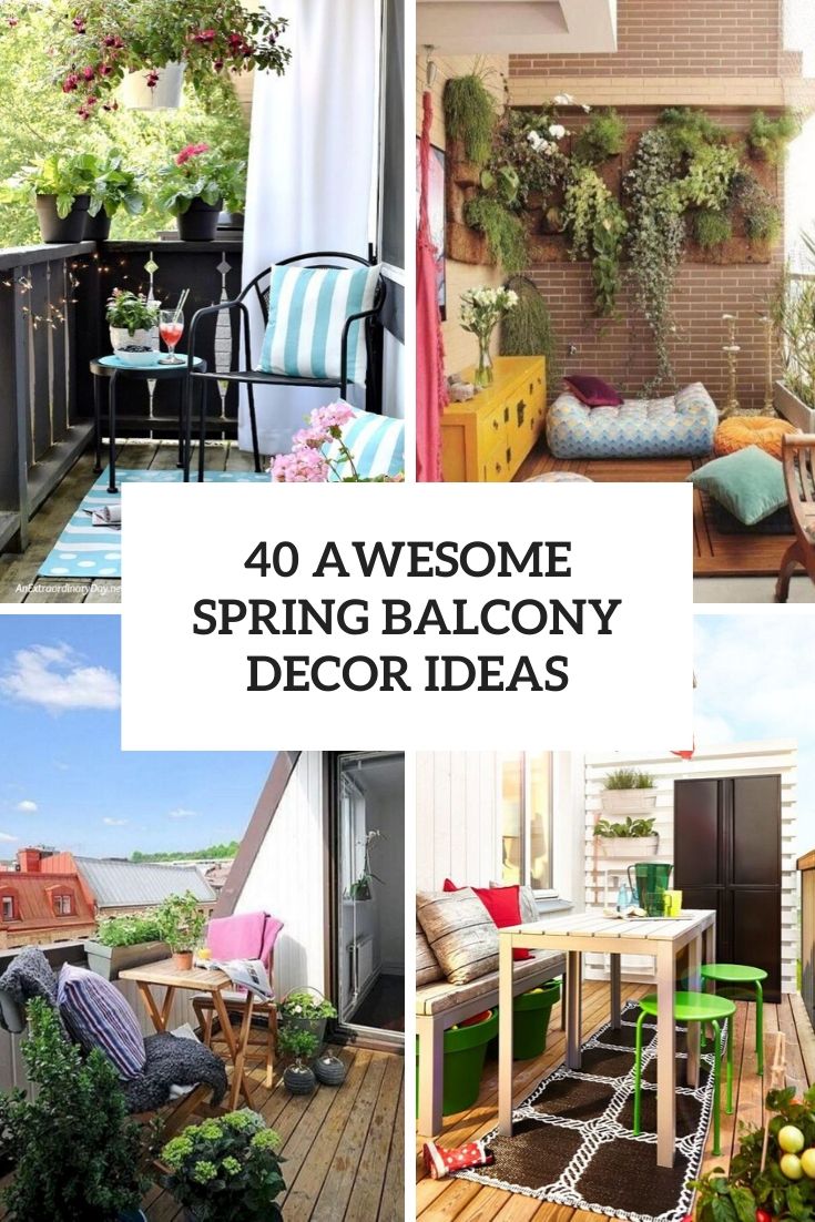 22 Awesome Spring Balcony Décor Ideas - DigsDigs 22 Awesome Spring Balcony Décor Ideas - DigsDigs