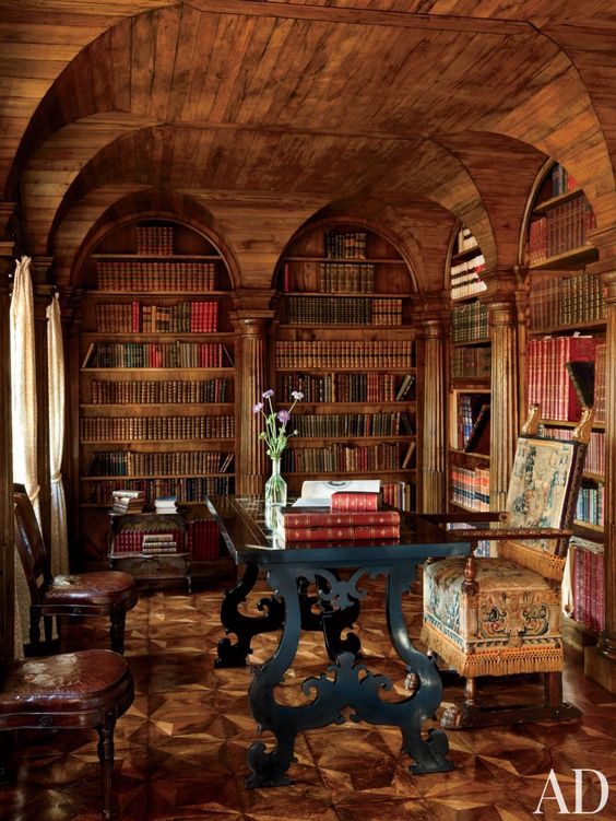 23 Gorgeous Gothic Home Office And Library Décor Ideas Digsdigs