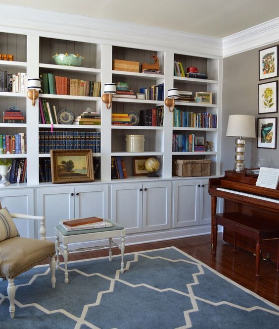 53 Built In Bookshelves Ideas For Your, Built In Bookcase Ideas For Office