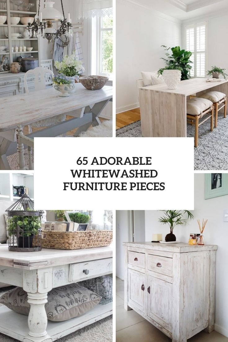 adorable whitewashed furniture pieces cover