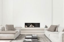 a stylish minimalist living room design