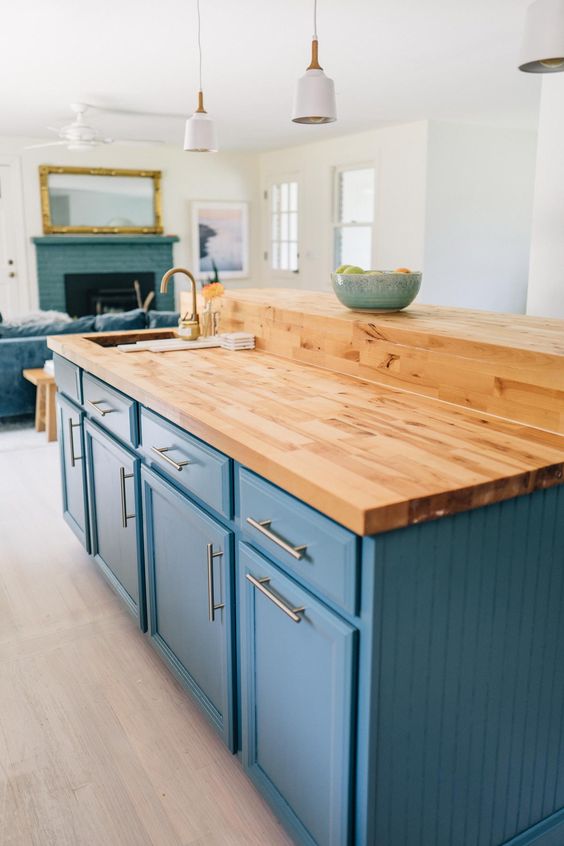 71 Cozy Wooden Kitchen Countertop Designs DigsDigs