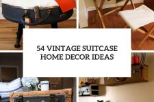 54 vintage suitcase home decor ideas cover