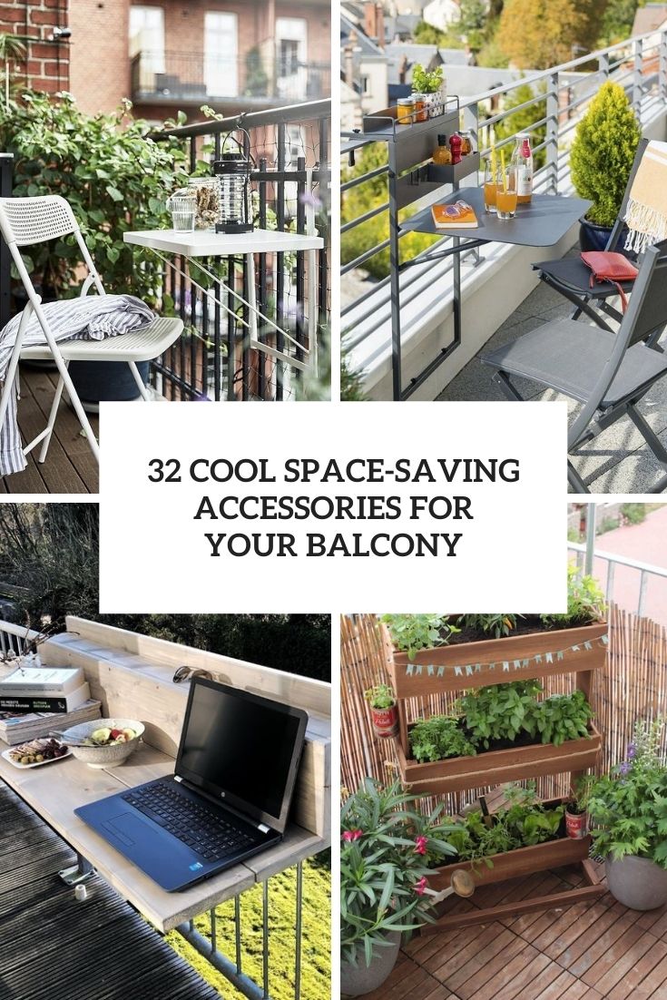 cool space saving accessories for your balcony cover