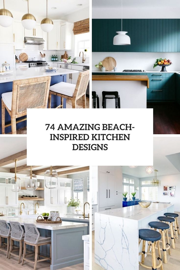 amazing beach inspired kitchen designs cover