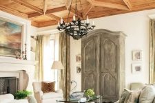 a gorgeous ceiling that makes a statement