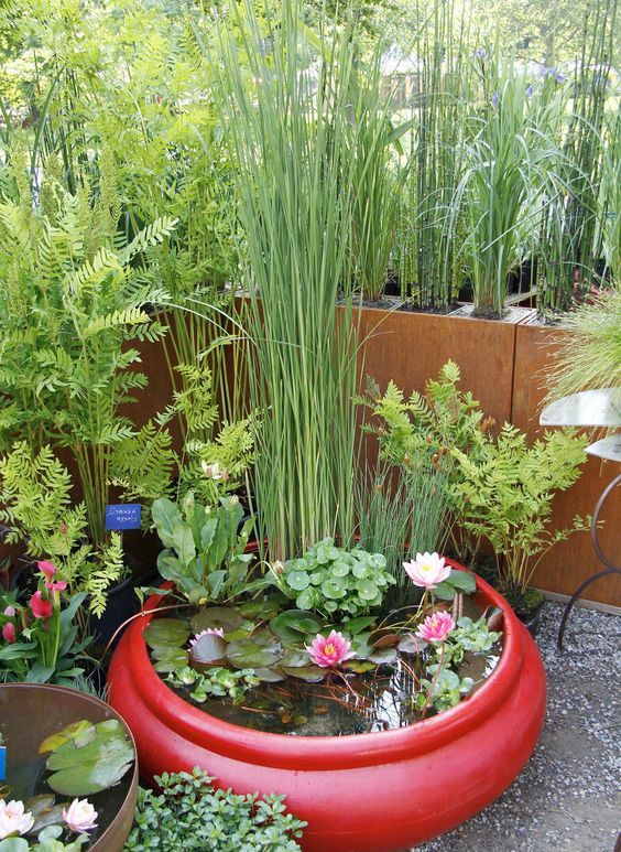 56 Awesome Mini Ponds To Complete Your Outdoor Décor Digsdigs 56 Awesome Mini Ponds To Complete Your, Japanese Container Water Garden