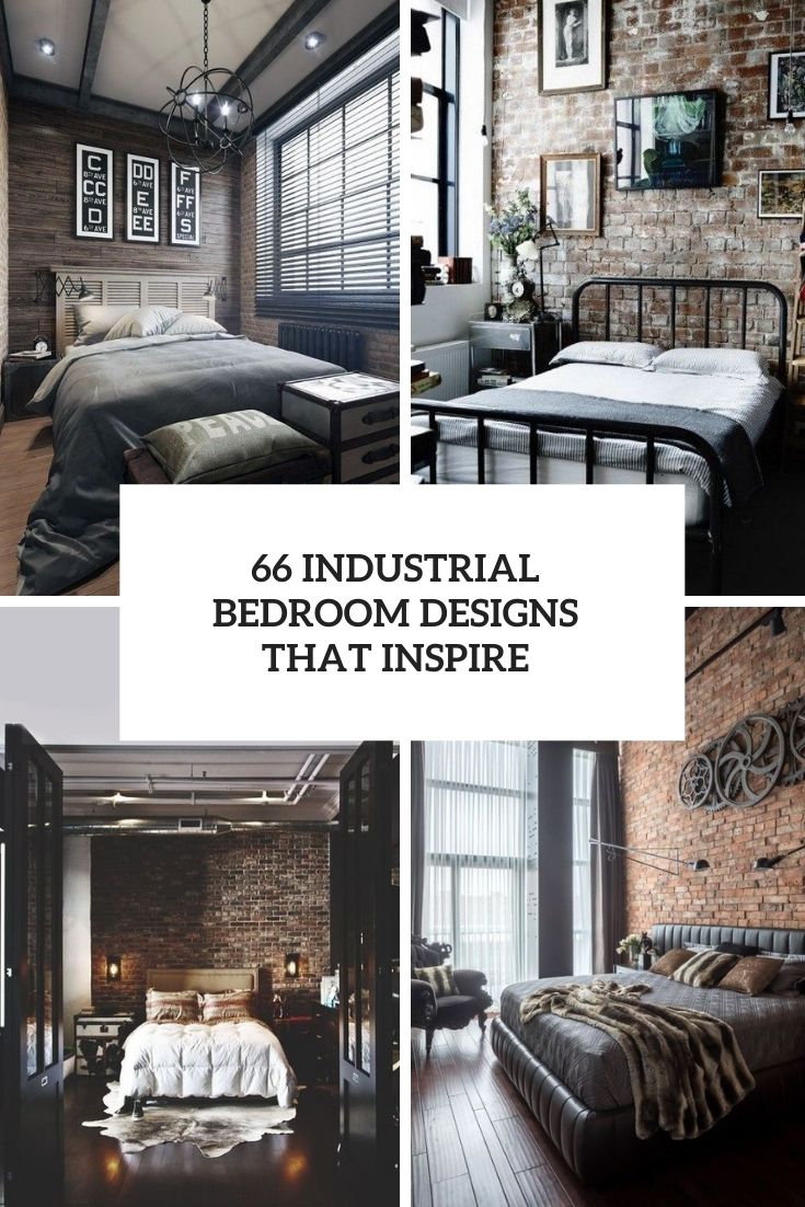 66 Industrial Bedroom Designs That Inspire