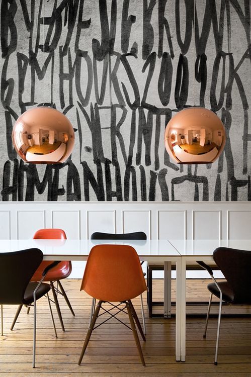 41 Daring Graffiti Statement Interior Wall Ideas - DigsDigs