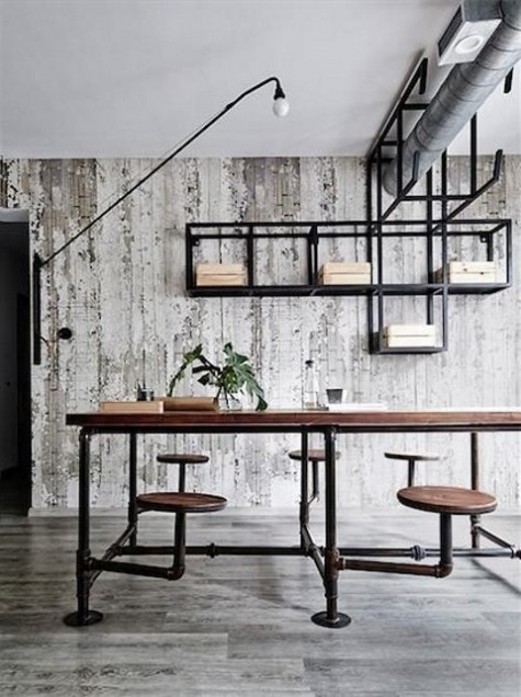 Curated visual reference: Fresh Look at 48 Industrial Home Offices That Blow Your Mind