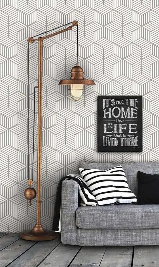 57 Stylish Geometric Accent Wall Ideas - DigsDigs 57 Stylish Geometric Accent Wall Ideas - DigsDigs