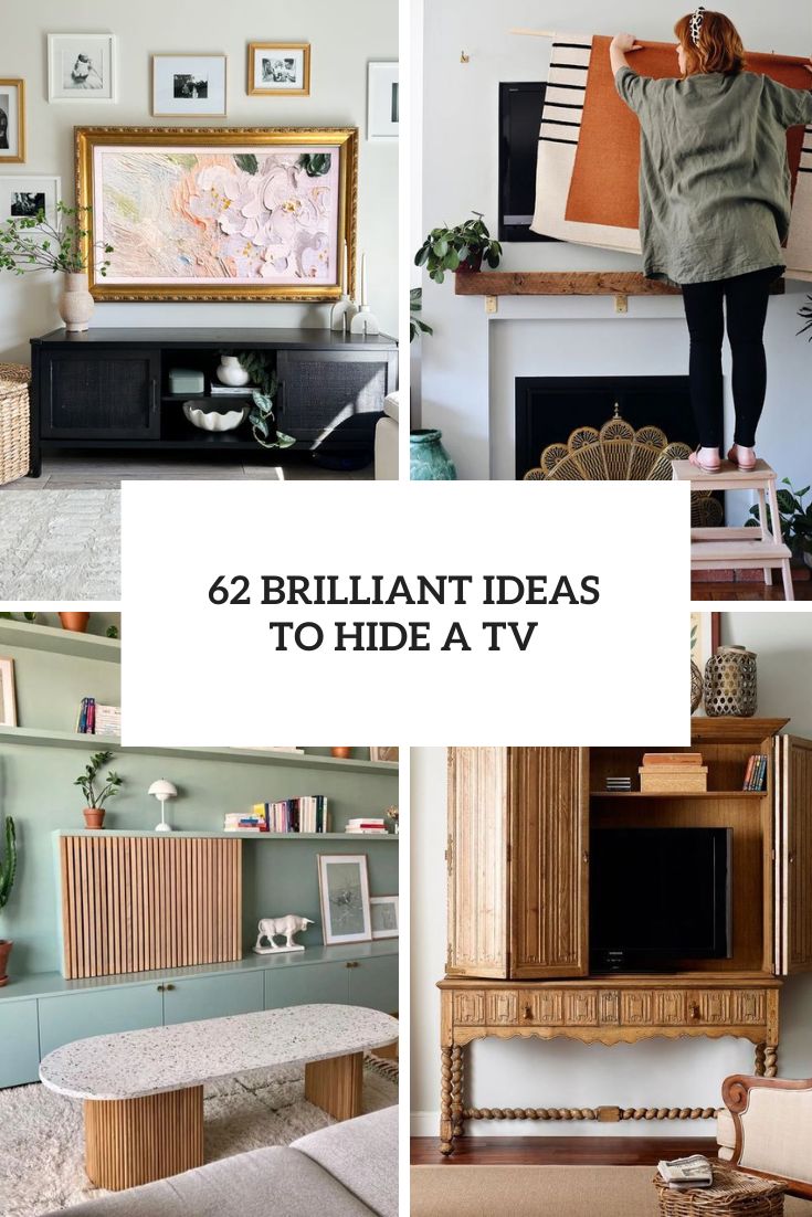 62 Brilliant Ideas To Hide A TV