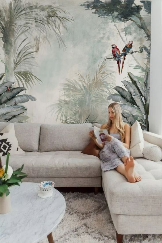 Living clearance room murals