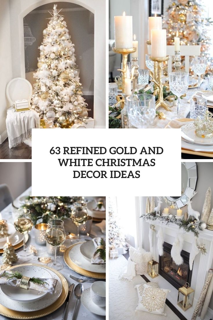 23 Timeless Gold Christmas Decor Ideas - DigsDigs