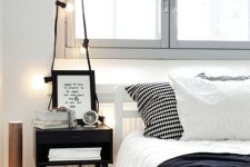 a cozy scandi bedroom design