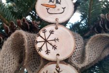 a cute diy christmas snowman ornament