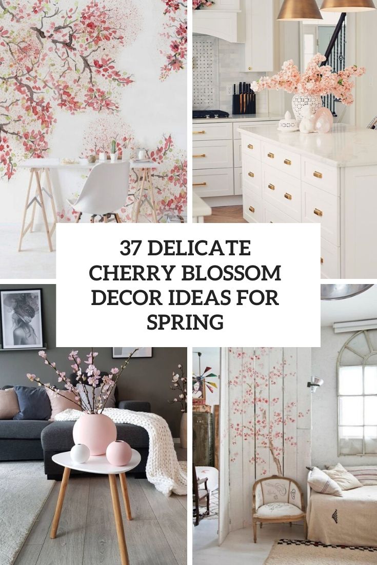 delicate cherry blossom decor ideas for spring cover