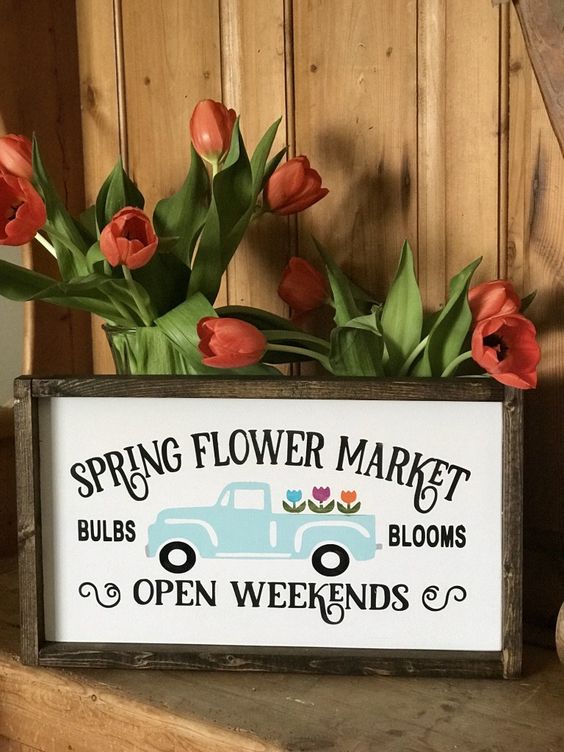42 Creative And Fun Spring Signs For Décor - DigsDigs