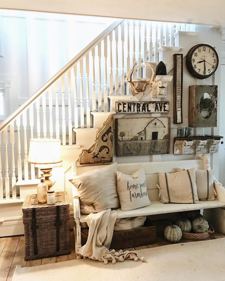 comfy farmhouse living room designs to steal