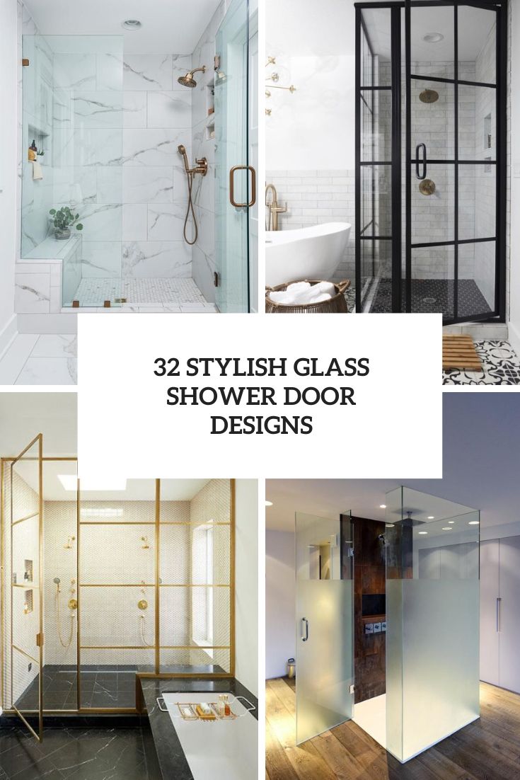 32 Stylish Glass Shower Door Designs - DigsDigs