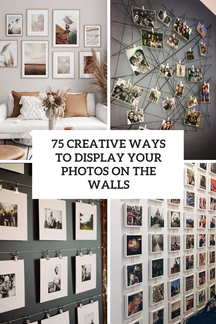 creative ways to display your photos on the walls cover