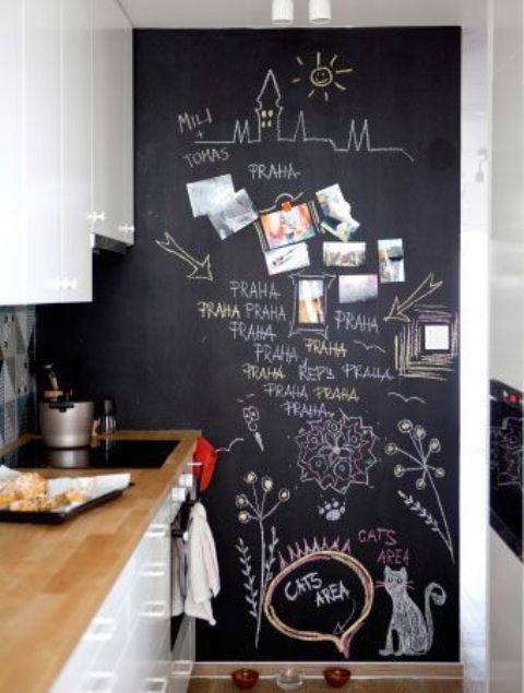 Chalkboard Walls: How to Create a Chalkboard/Magnetic Wall — The Decor  Formula